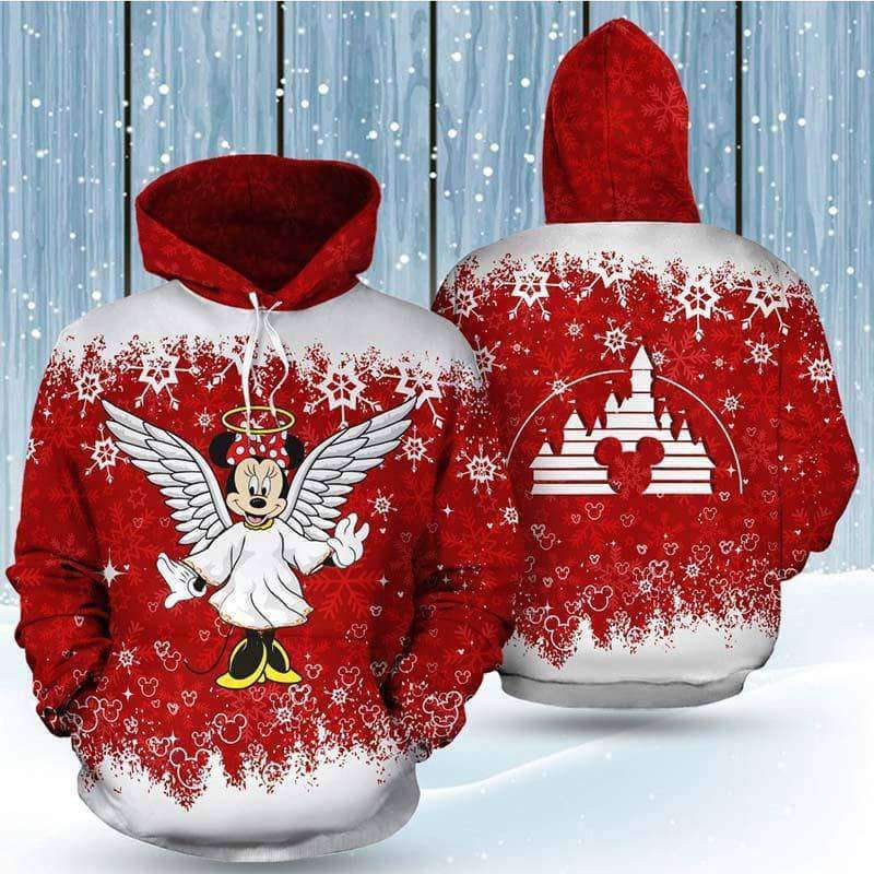 Angel Minnie 3D All Over Print Hoodie & Zip Hoodie