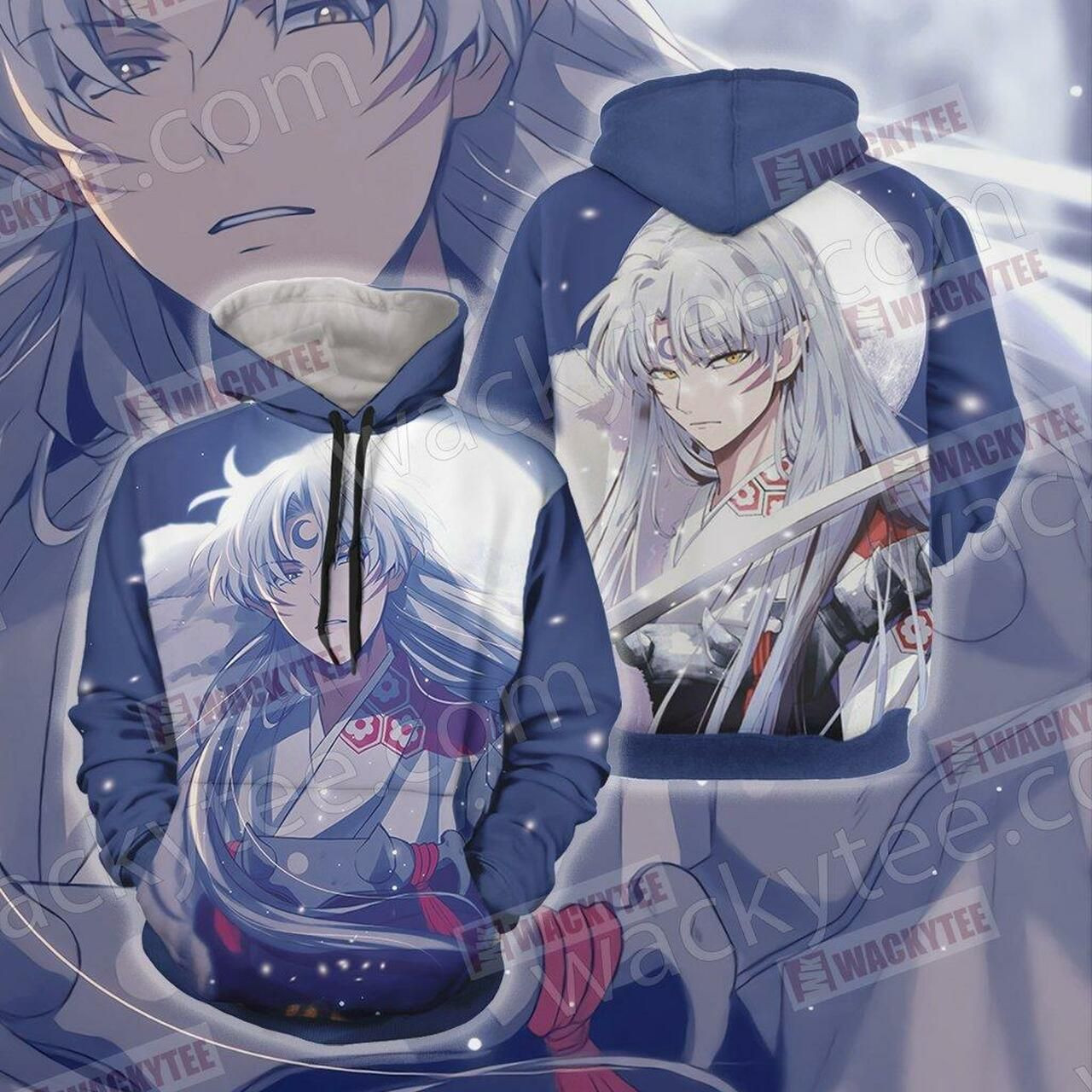 Inuyasha Sesshomaru Sama Unisex 3D All Over Print Hoodie & Zip Hoodie