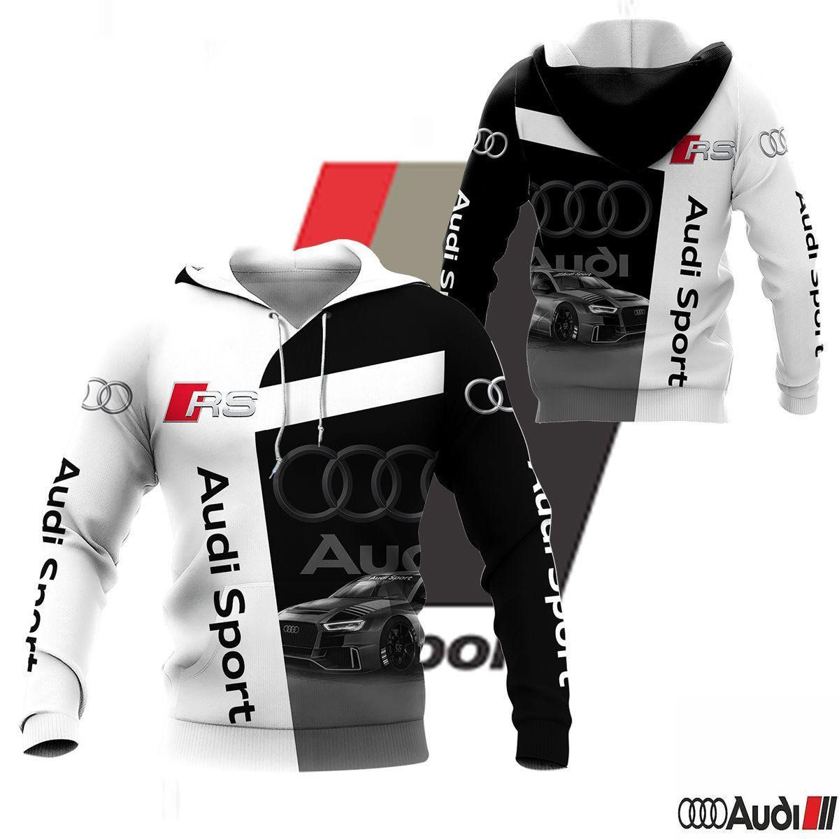 Audi Sport Luxury Car 8k307 3d Zip Hoodie Hoodie Ii0