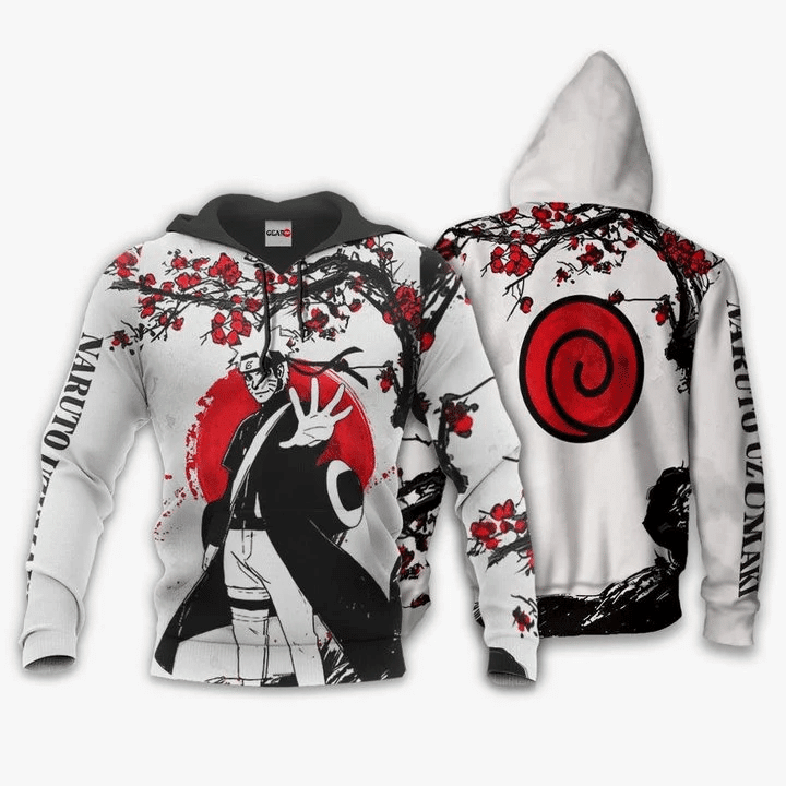 Naruto Uzumaki Naruto 1  3d Hoodie Zip Hoodie