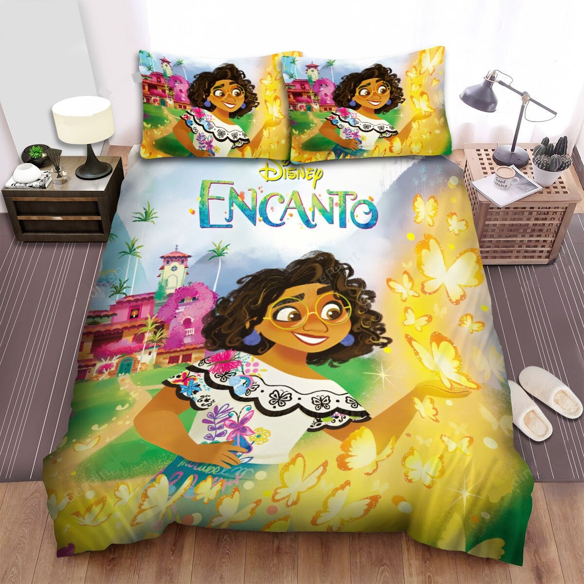 Encanto Bedding Set DN Encanto Mirabel And Golden Butterflies Duvet Covers