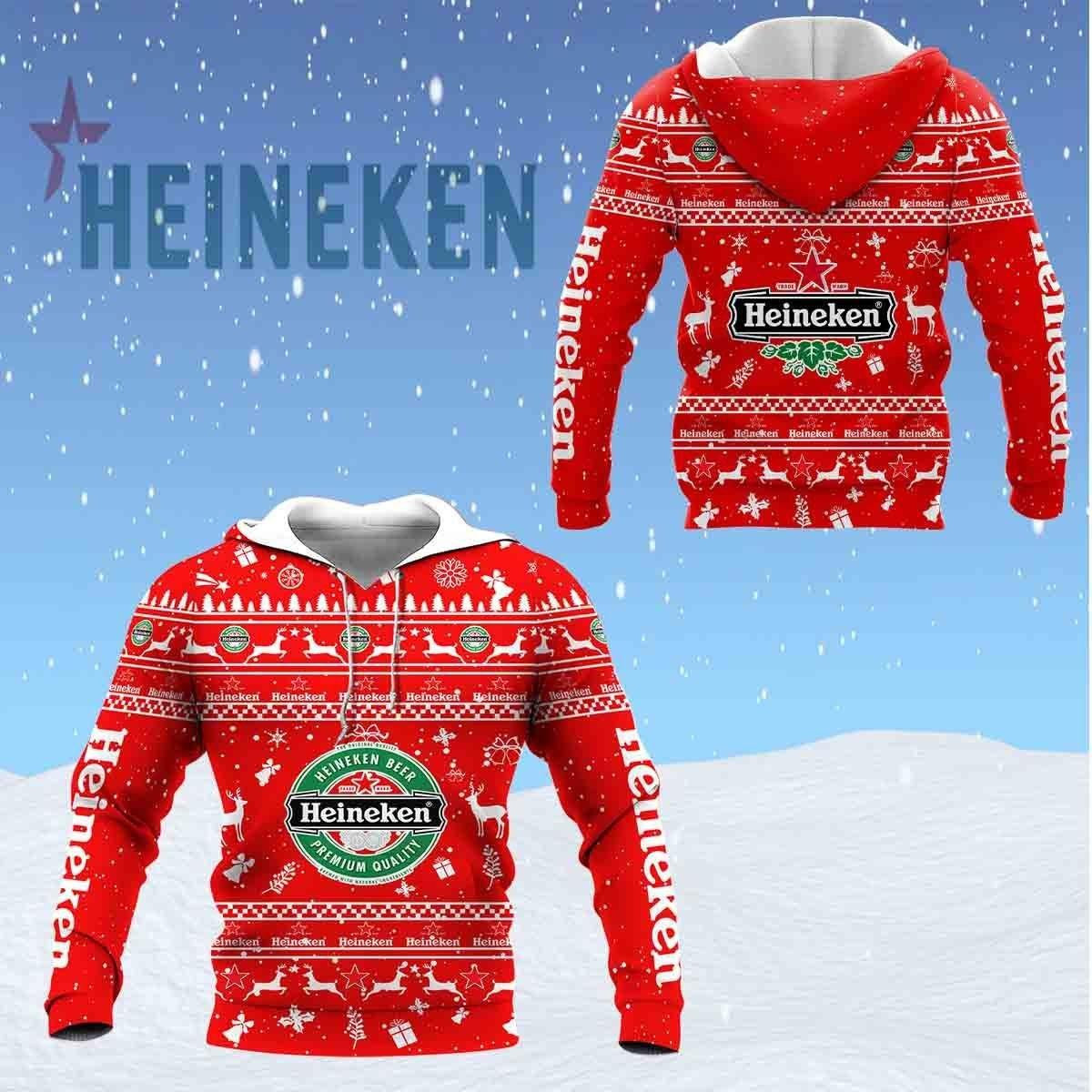Heineken Shirt 182, 3d Hoodie Zip Hoodie