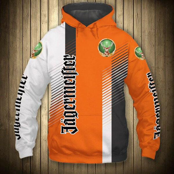 Jagermeister Liqueur 6k972 Cartoon 3d Hoodie Zip Hoodie 333