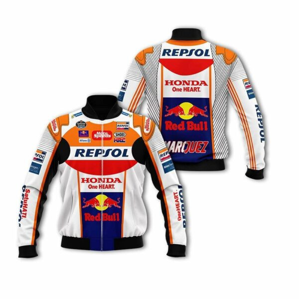 Marc Juez Repsol Honda Motogp Red Bull Bomber Jacket 797 92