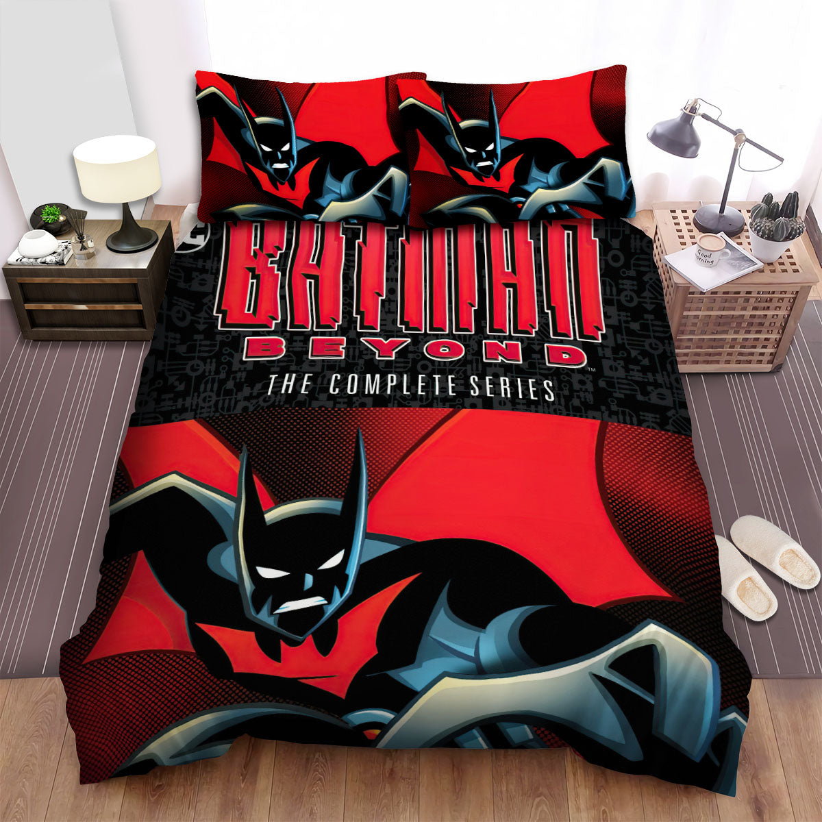 Batman Bedding Set DC Batman Beyond The Complete Series Duvet Covers Red