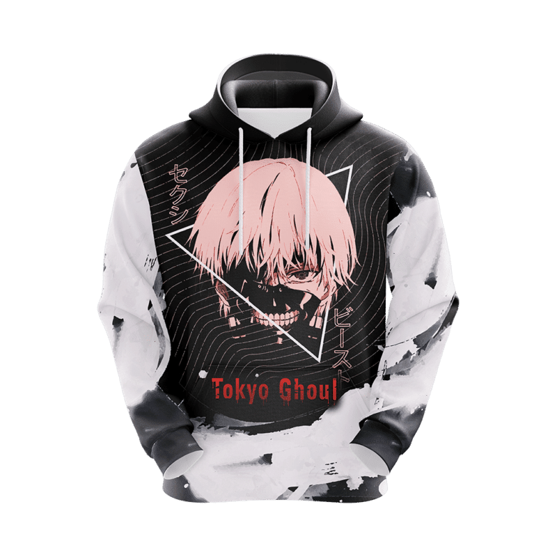 Tokyo Ghoul Hoodie Kaneki Ken Tokyo Ghoul Cool Black White Hoodie Anime 3d Hoodie Zip Hoodie