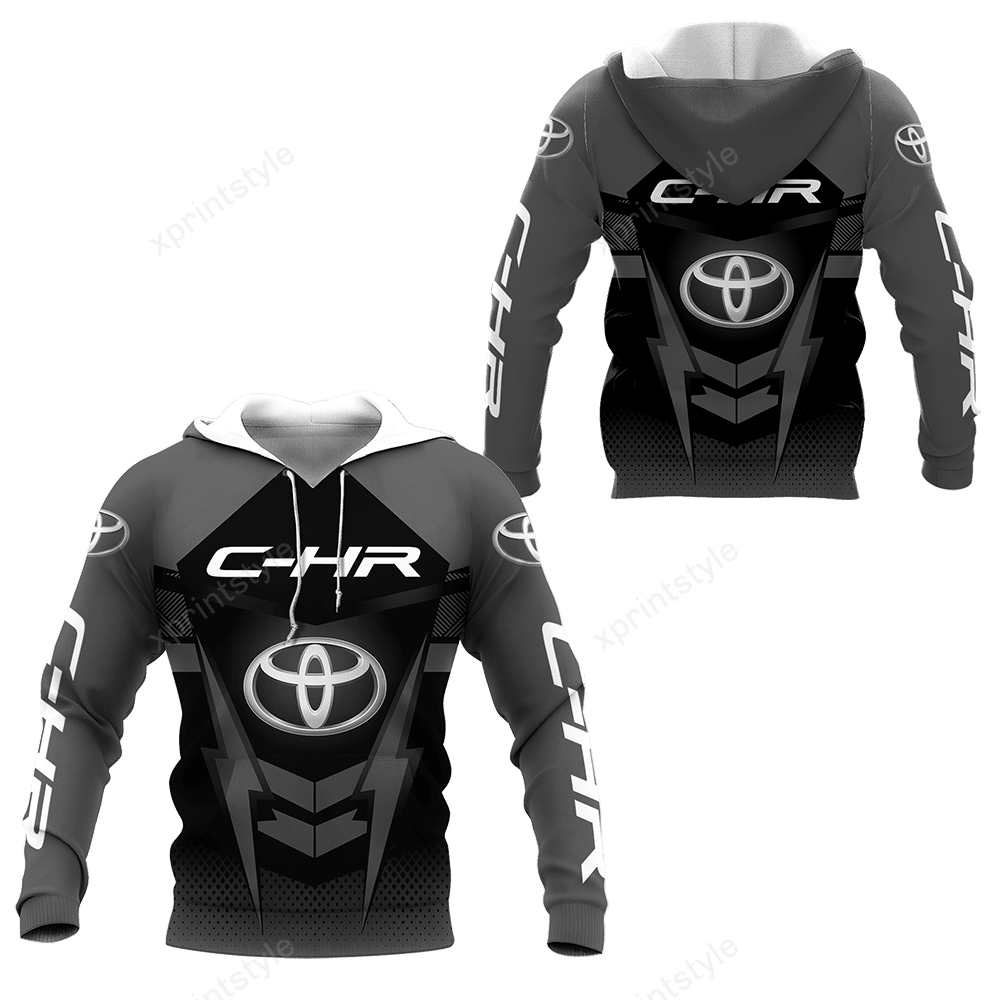 Toyota C-hr Shirt 866, 3d Hoodie Zip Hoodie