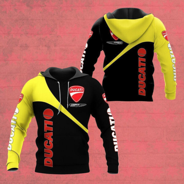 Ducati Shirt 48, 3d Hoodie Zip Hoodie 390