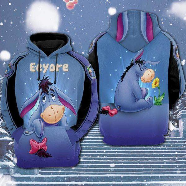 Eeyore Winnie The Pooh Cartoon 2k758 Lover Gift,eeyore All Over Print 3d Hoodie