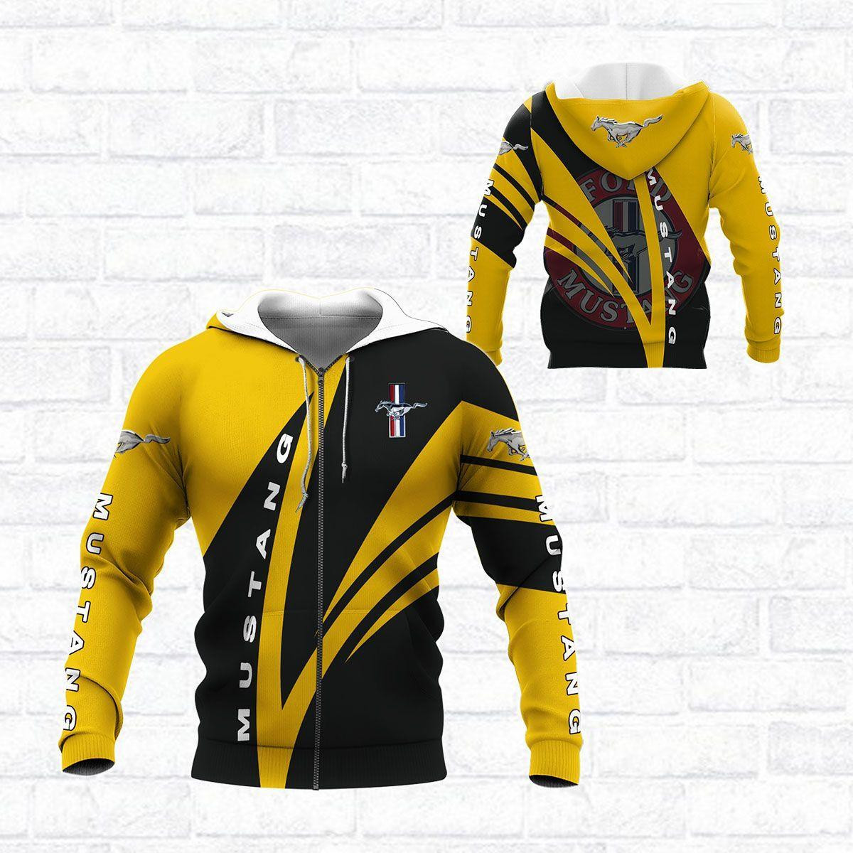 Ford Mustang Shelby Luxury Car 8k239 3d Zip Hoodie Hoodie Ii0