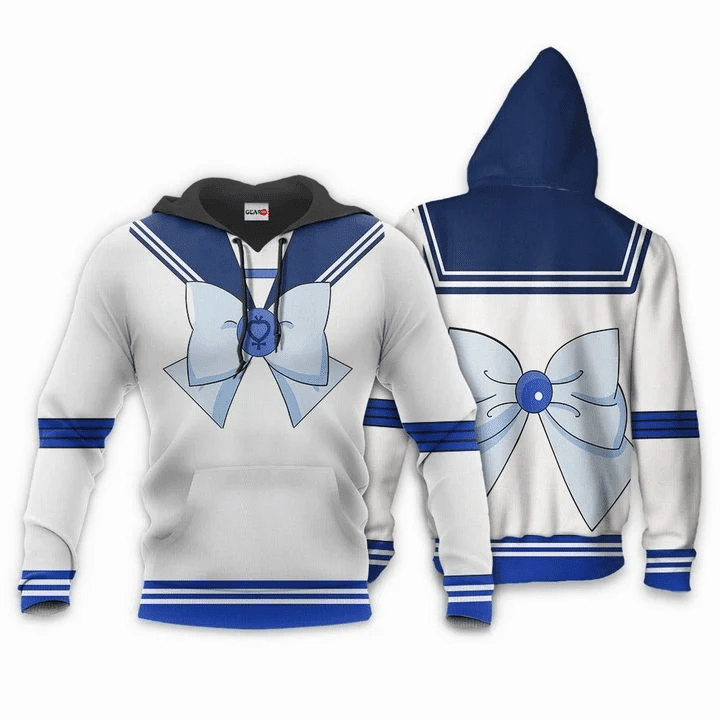 Sailor Mercury Sailor Moon 3d Hoodie Zip Hoodie