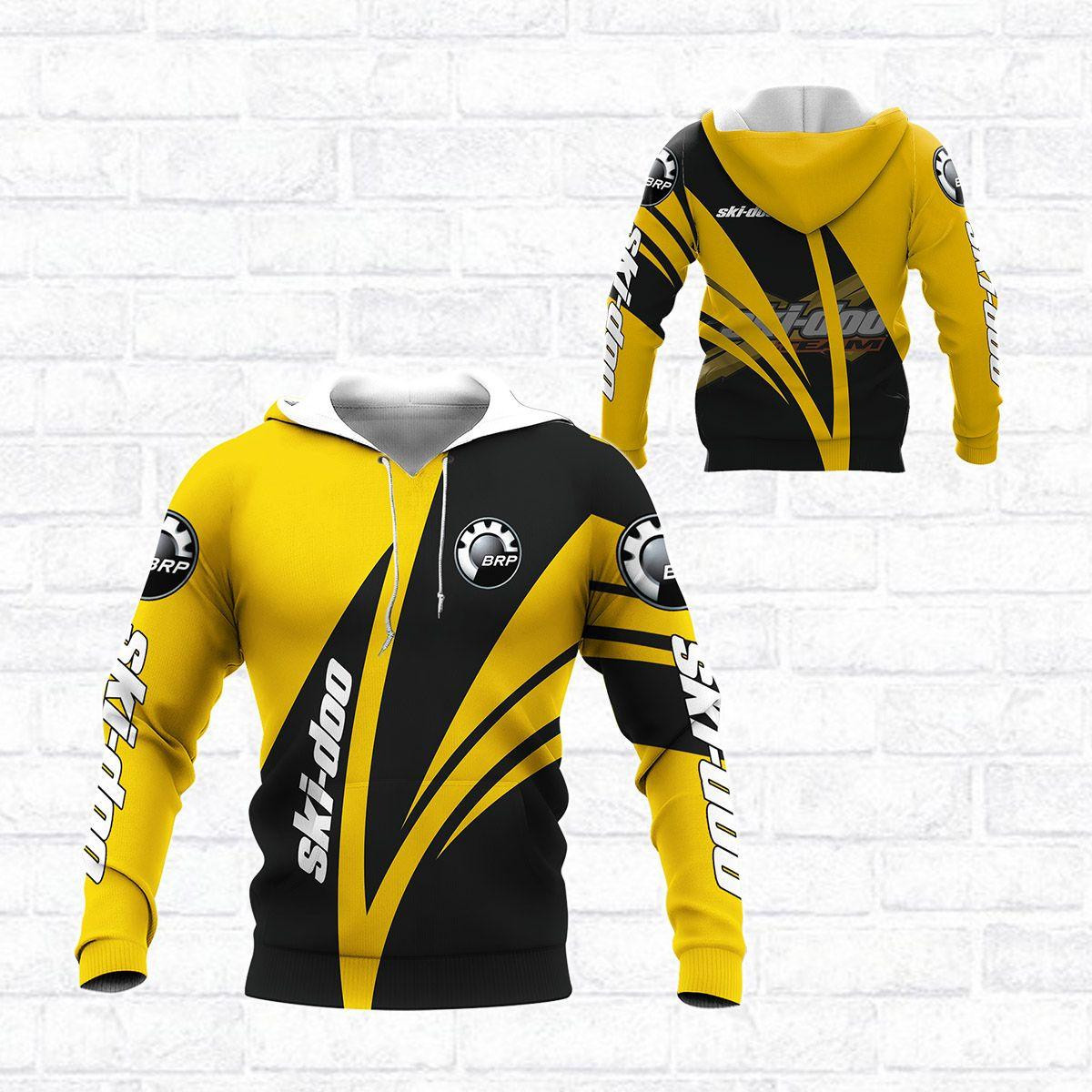 Ski-doo Racing Team 7k843 3d Zip Hoodie Hoodie Ii0