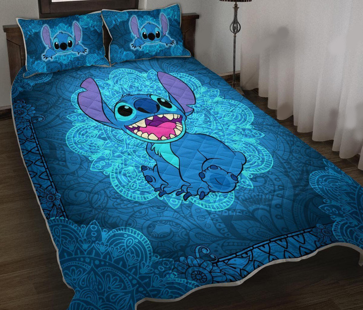 Lilo And Stitch Bedding Set Stitch Graphic Mandala Pattern Duvet Covers