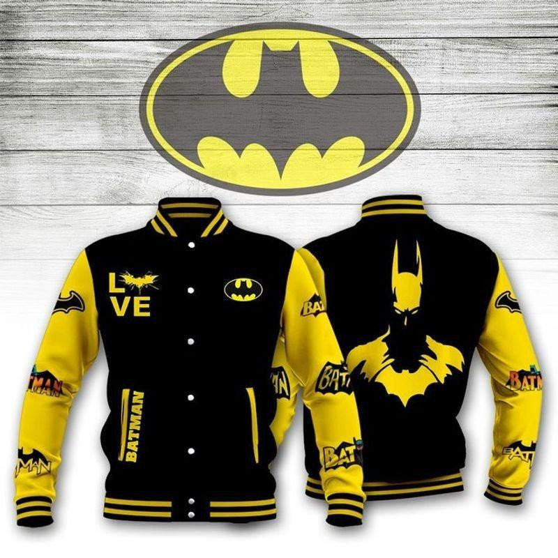 Batman, Batman Dc Comics 687 Gift Lover Baseball Jacket