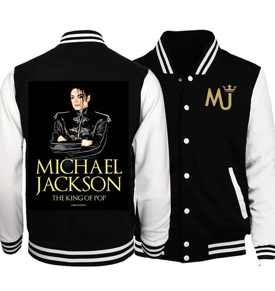Michael Jackson Baseball Jacket Sweatshirt Winter