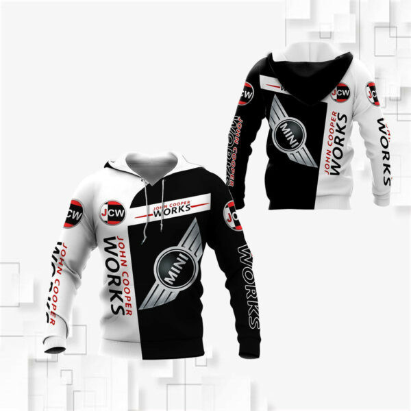 Mini John Cooper Works Shirt 688, 3d Hoodie Zip Hoodie 2273