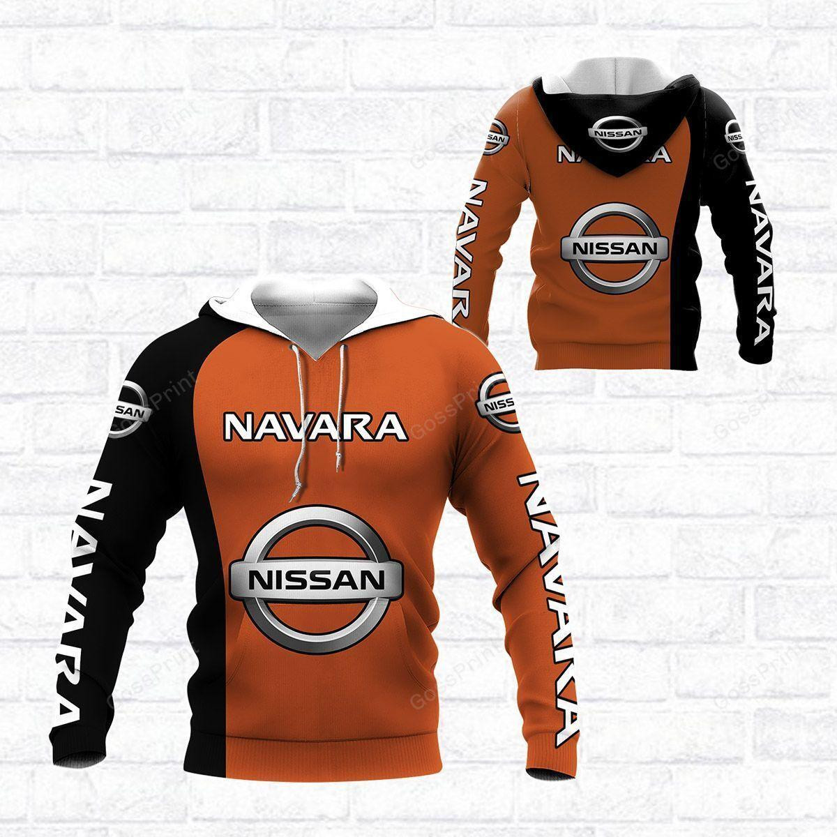 Nissan Navada All Over Print Hoodie, Zip Hoodie 168