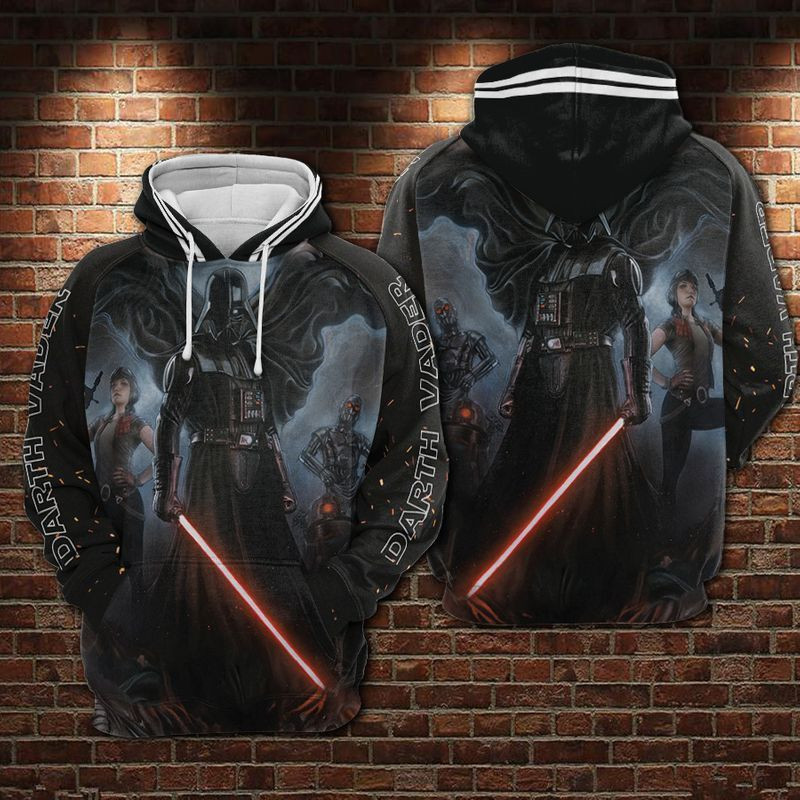 Darth Vader Star Wars Over Print 3d Hoodie Zip Hoodie 4