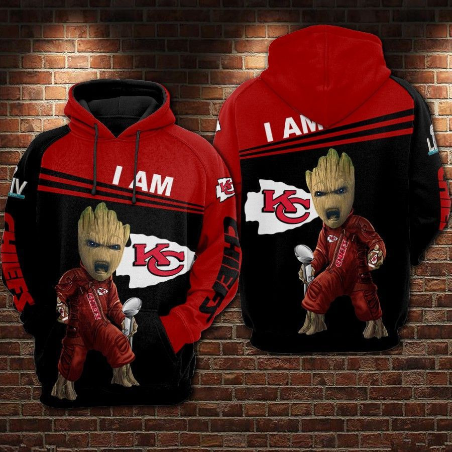 Kansas City Chiefs3D Printed 3D All Over Print Hoodie & Zip Hoodie