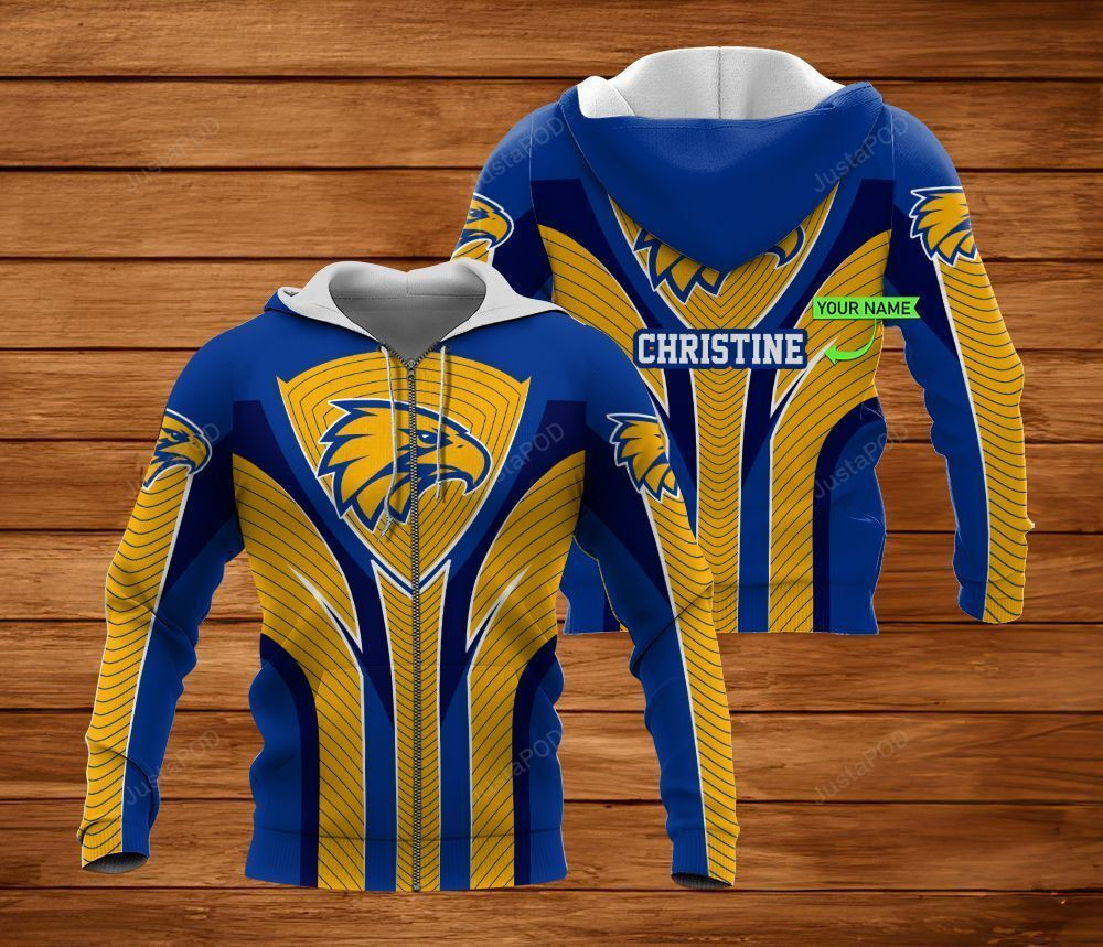 Personalized West Coast Eagles 3D All Over Print Hoodie & Zip Hoodie