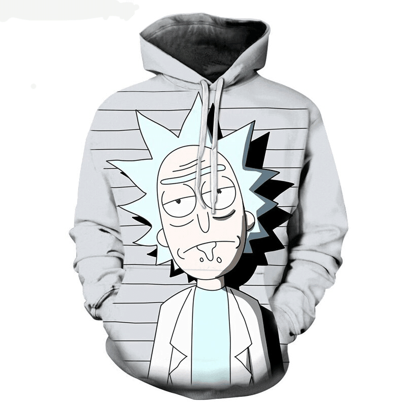 Cartoon Rick And Morty Hoodie Sweater 859