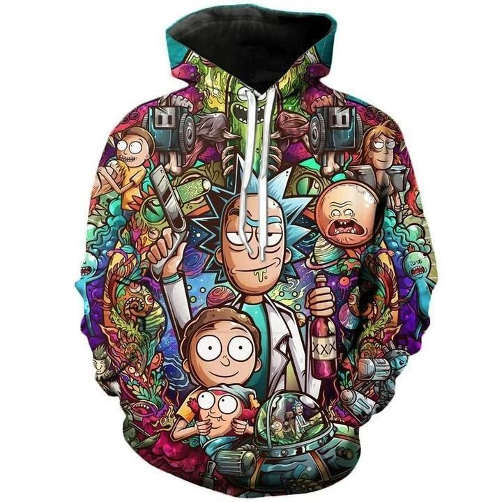 Rick And Morty 3d Hoodie 909