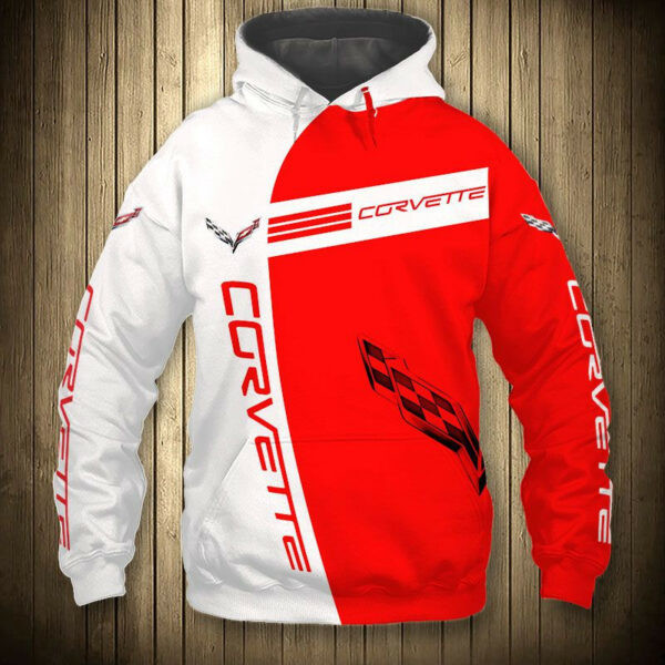 Chevrolet Corvette Sport Car 7k50 Cartoon 3d Hoodie Zip Hoodie 879