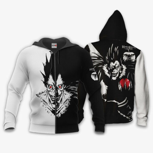Death Note Hoodie Ryuk Anime 3k401   Cartoon 3d Hoodie Zip Hoodie 173