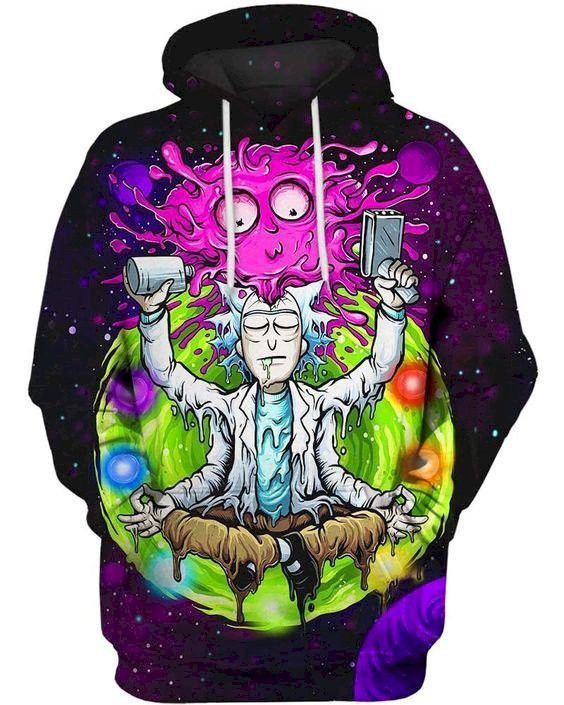 The Infinite Rick Rick And Morty 3D All Over Print Hoodie & Zip Hoodie