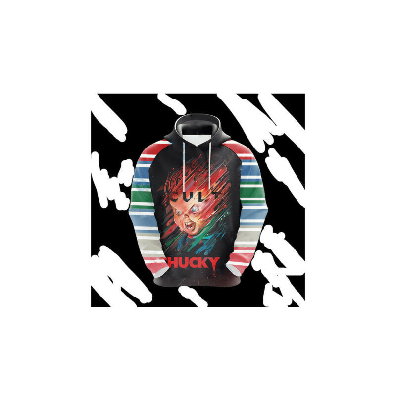 Halloween Hoodie Chucky Hoodie Chucky Cult Child’s Play 3d Hoodie Zip Hoodie