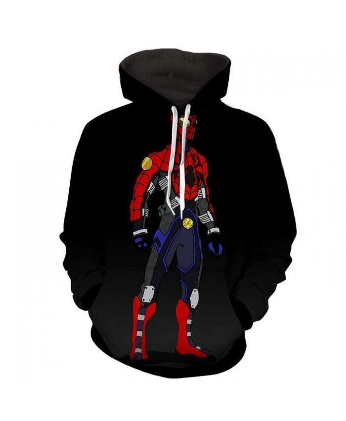Spiderman Robot 3D All Over Print Hoodie & Zip Hoodie