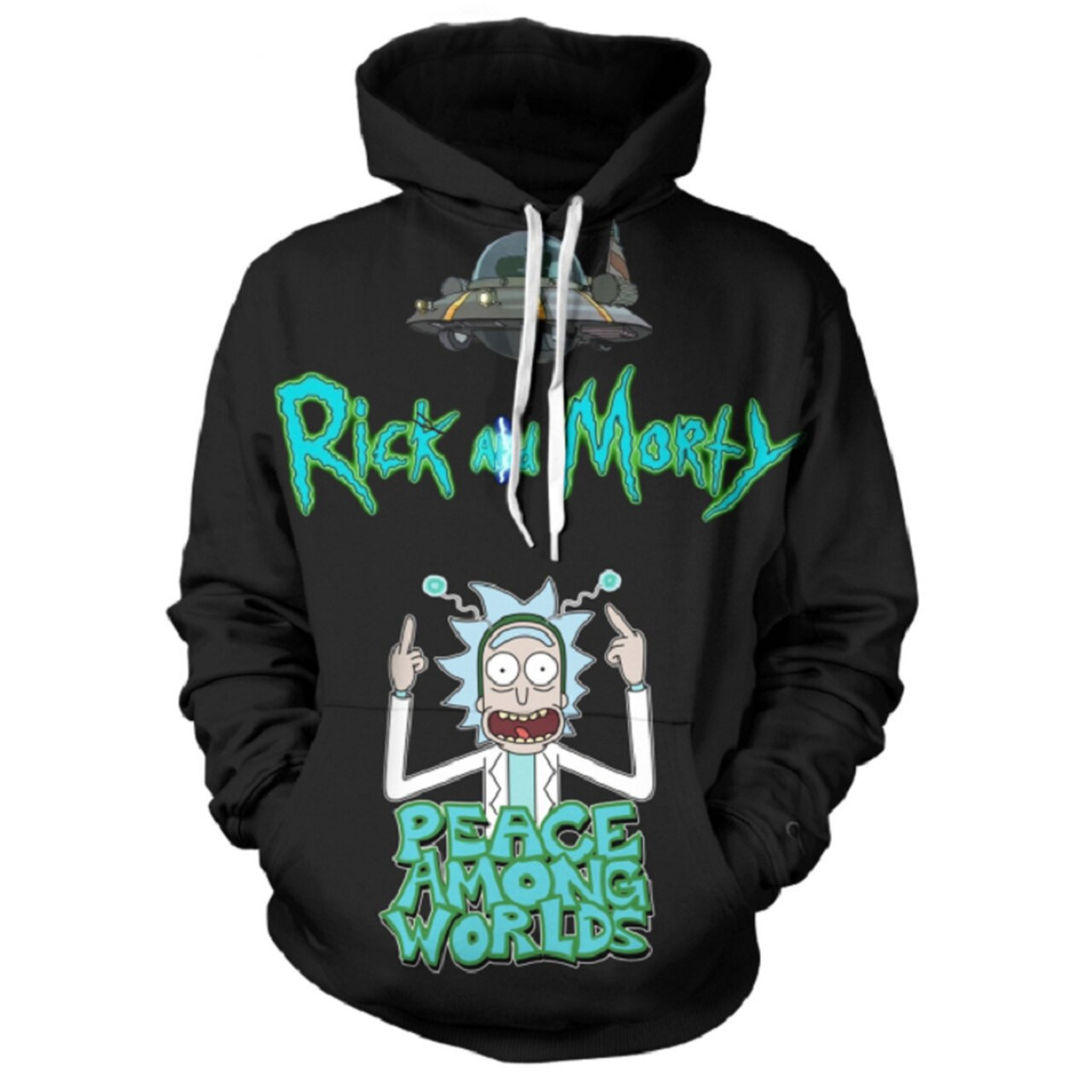 Rick And Morty 3D All Over Print Hoodie & Zip Hoodie