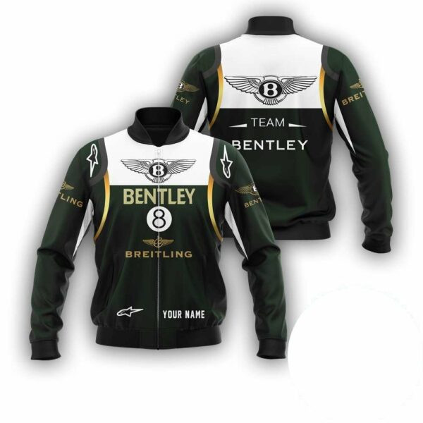 Personalized Bentley Racing Breitling Bomber Jacket 879 12