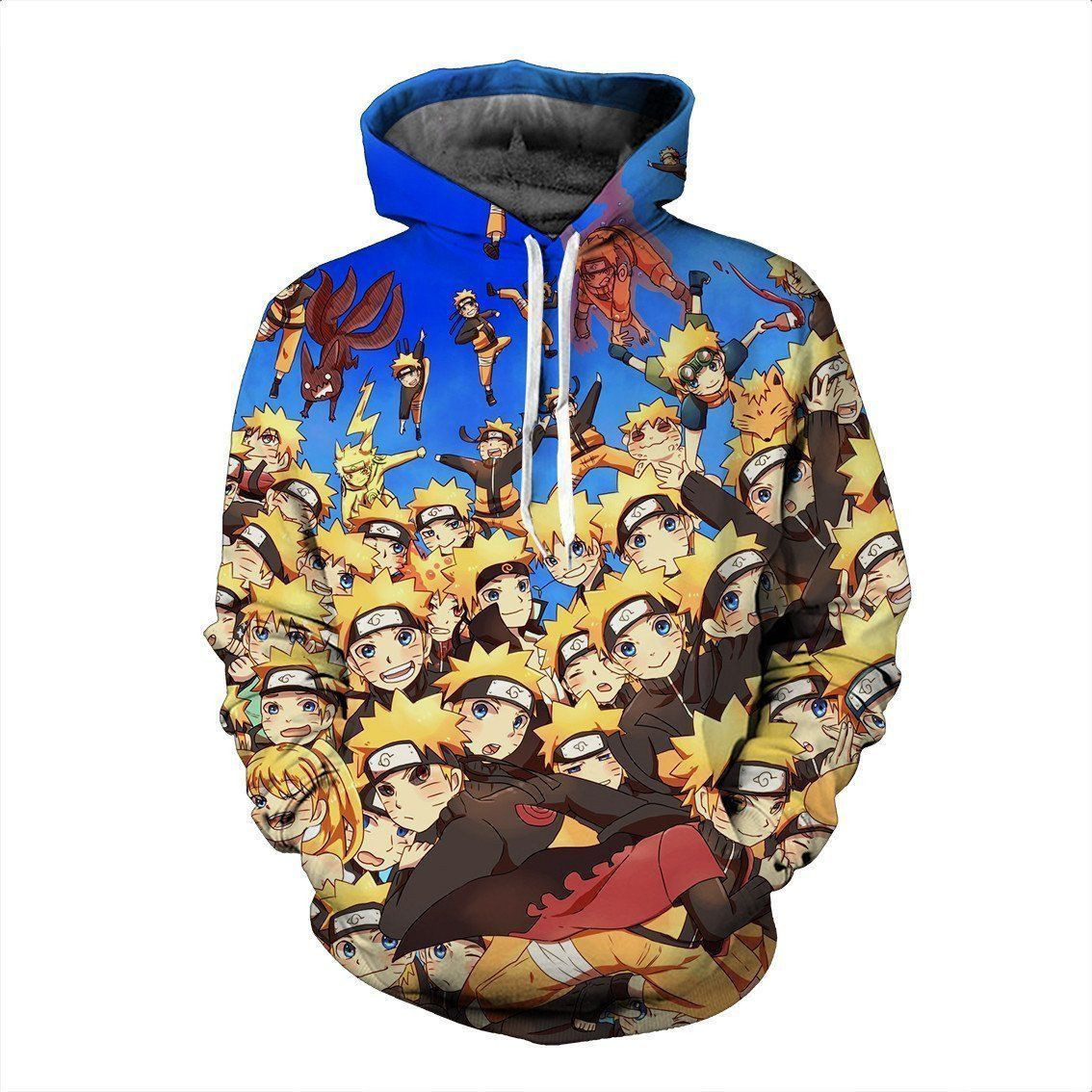 NARUTO CLONE 3D All Over Print Hoodie & Zip Hoodie