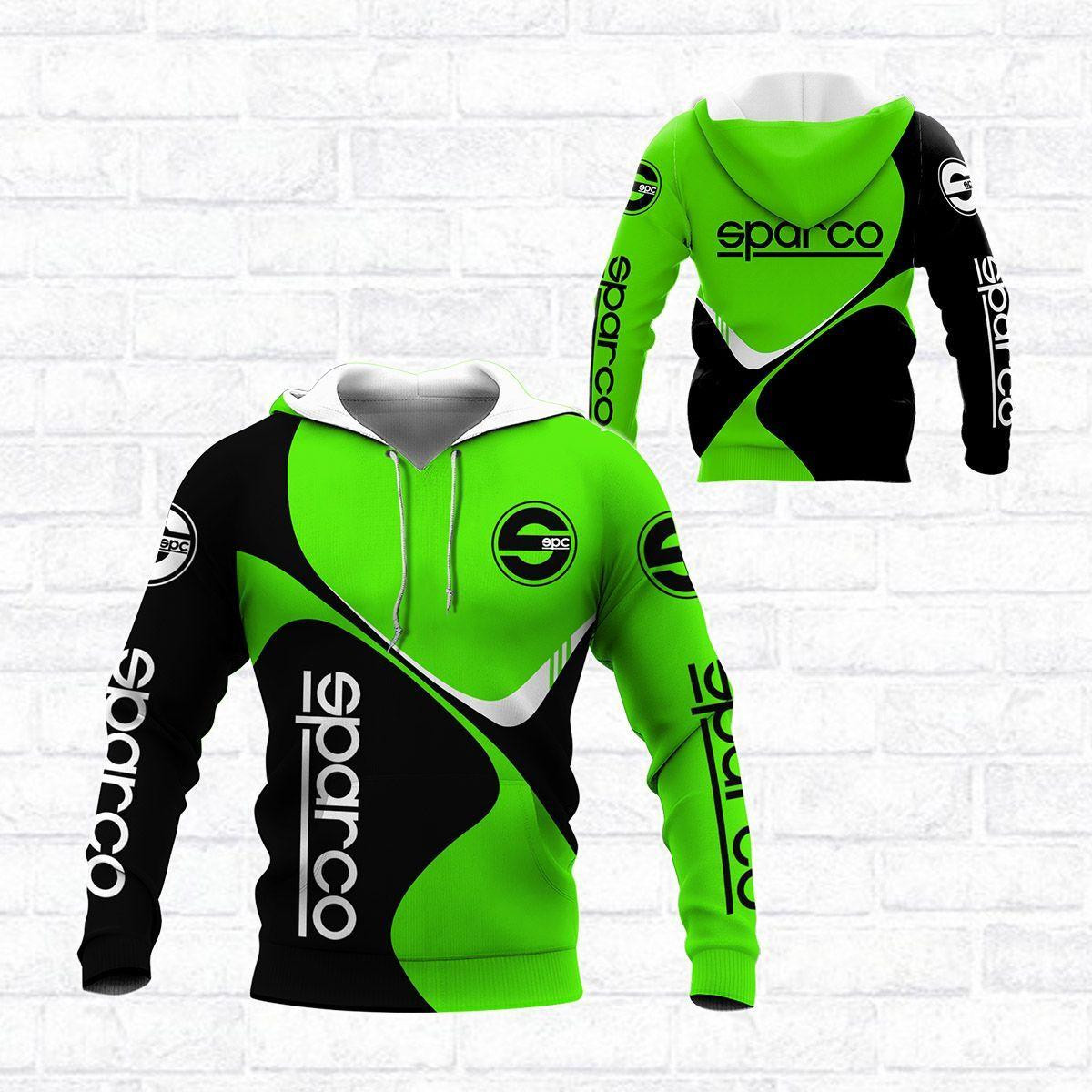 Sparco Shirt 323, 3d Hoodie Zip Hoodie
