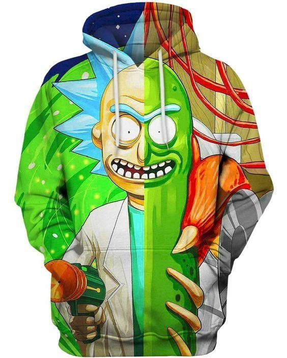 Mad Scientis Rick And Morty 3D All Over Print Hoodie & Zip Hoodie