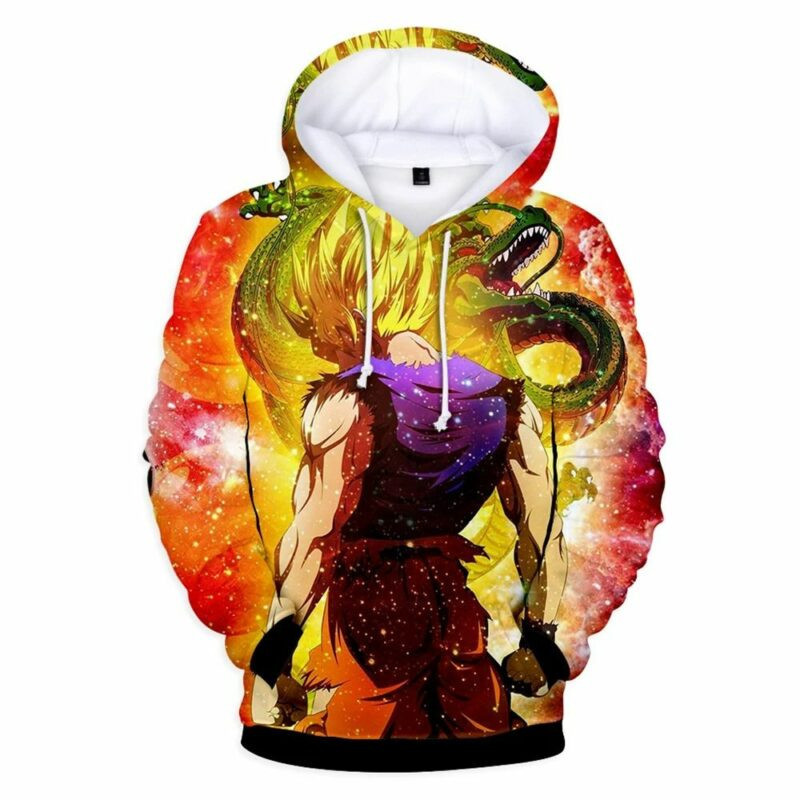 Goku Cartoon Dragon Ball 21 Over Print 3d Hoodie Zip Hoodie