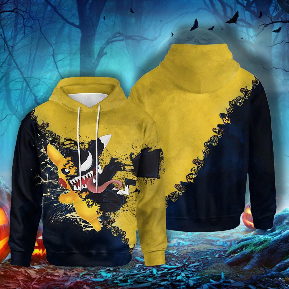 Pokemon Hoodie, Pokemon Gift For Fan, Pokemon Gift Ver22, Aop Hoodie