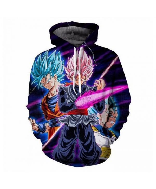 Dragon Ball Z Costume Cosplay Son Goku Vegeta Sword 3D All Over Print Hoodie & Zip Hoodie