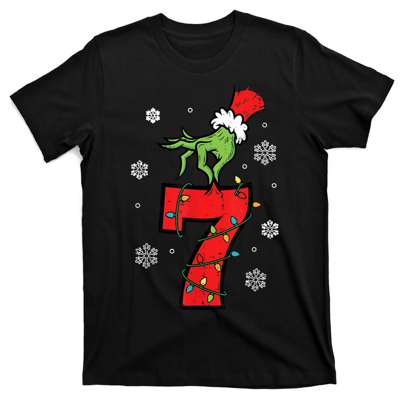 Number 7 67 Meme 6 7 Christmas T-Shirt