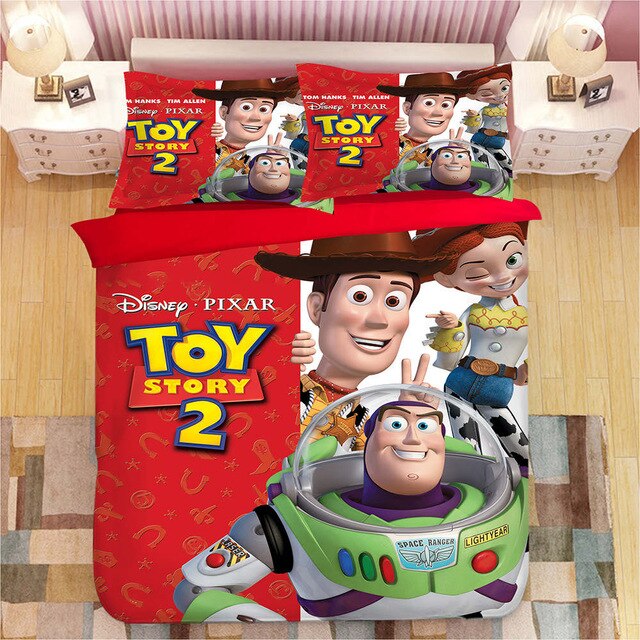 Toy Story Bedding Set DN Toy Story 2 Buzz Woody Lessie Duvet Covers