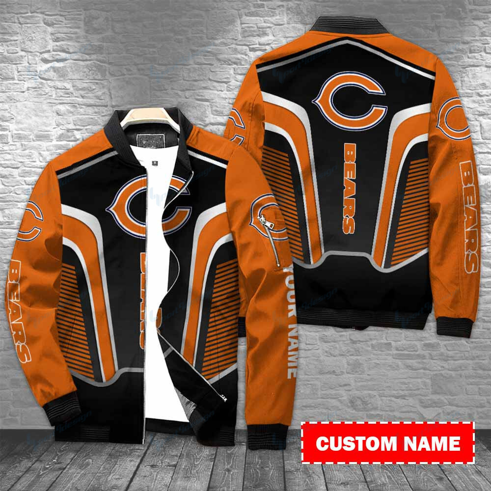 Chicago Bears Personalized Bomber Jacket BG338