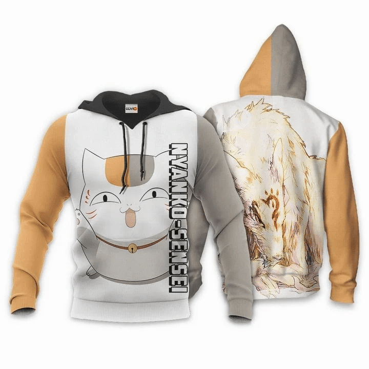 Nyanko Sensei Madara Natsume Yuujinchou 3d Hoodie Zip Hoodie