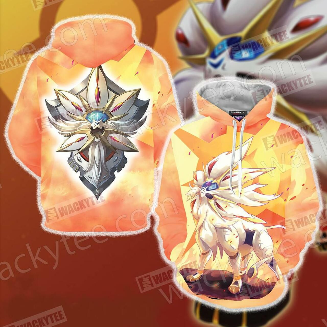 Pokemon Solgaleo Unisex 3D All Over Print Hoodie & Zip Hoodie
