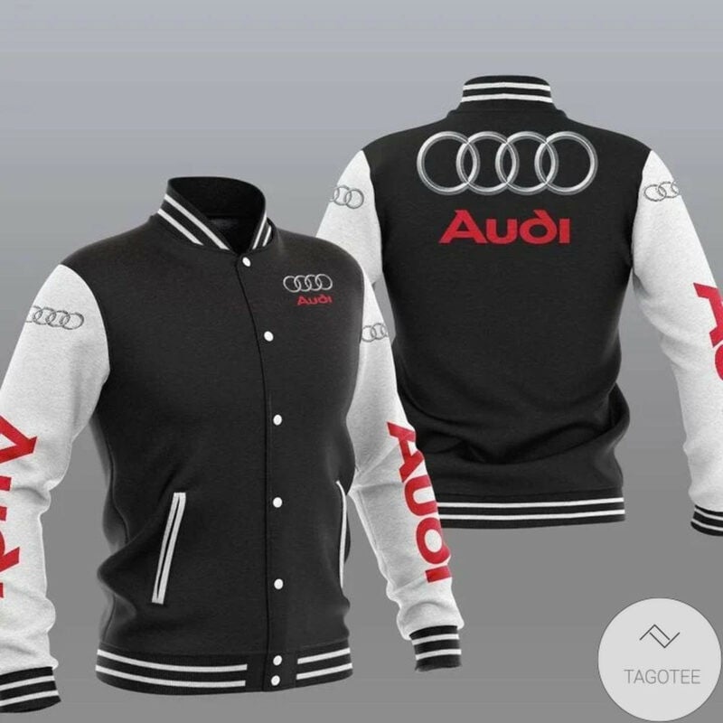 Audi Logo Varsity Baseball Jacket