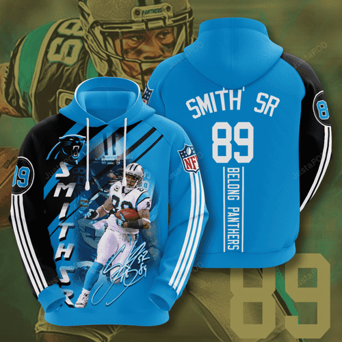 Carolina Panthers Steve Smith Sr 3D All Over Print Hoodie & Zip Hoodie