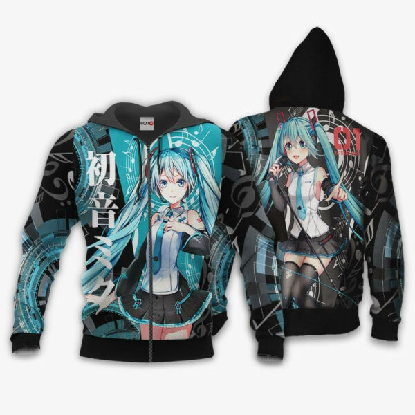 Hatsune Miku V4x Vocaloid Anime 3k479 Cartoon 3d Hoodie Zip Hoodie 219