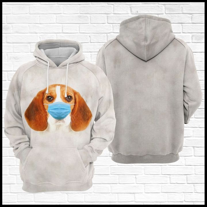 Strong Beagle 3D All Over Print Hoodie & Zip Hoodie