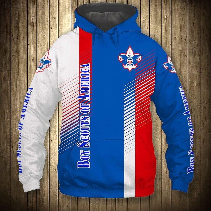 Boy Scouts Of America 5k440 Cartoon 3d Hoodie Zip Hoodie