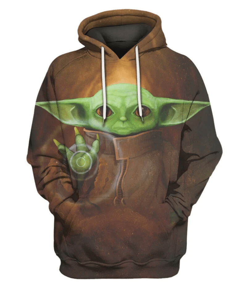 Baby Yoda 3d Print Shirt 3d Hoodie Zip Hoodie